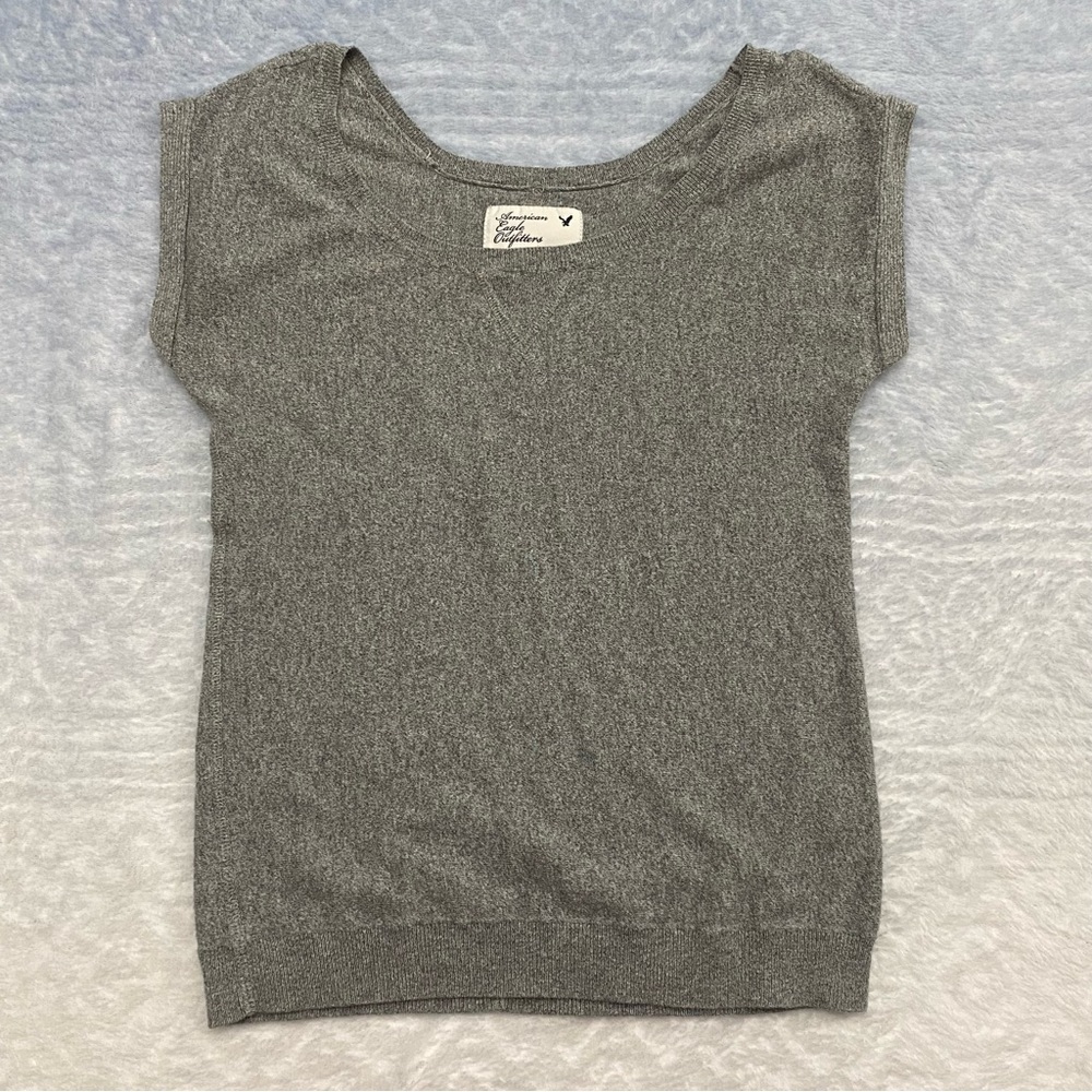 American Eagle gray top xs